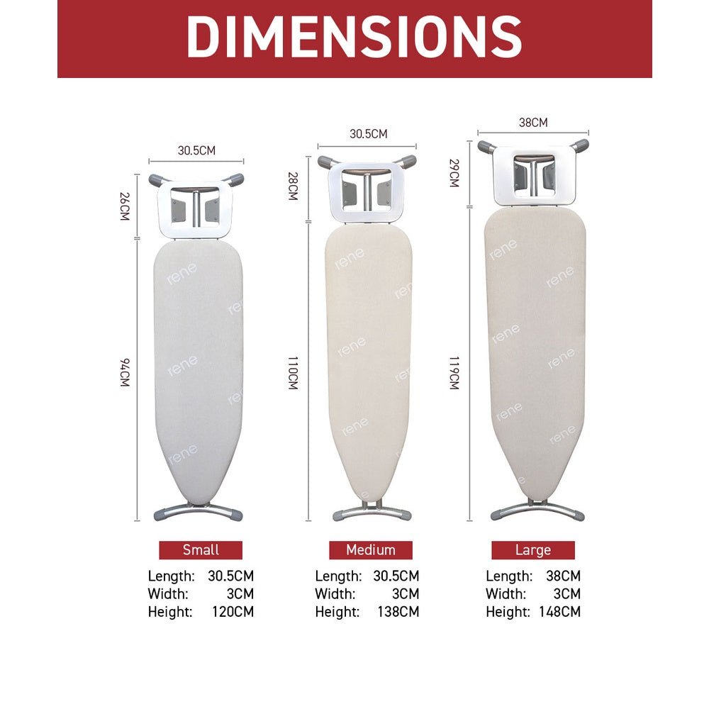 Rene High Quality & Stable Ironing Board