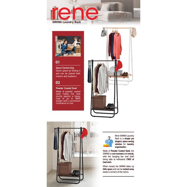 Rene Swing Clothes Storage Rack